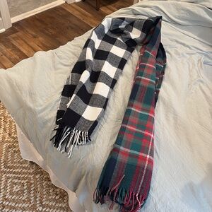 Multi plaid scarf